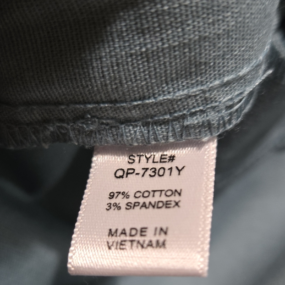 Z107 NWT Zenana Woven Knot Strap Washed Twill Denim Overalls Cropped Utility Tie - Picture 11 of 12